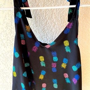 Pineapple C&E Black Romper. Used in Hawai’i and the Cruise Ship.